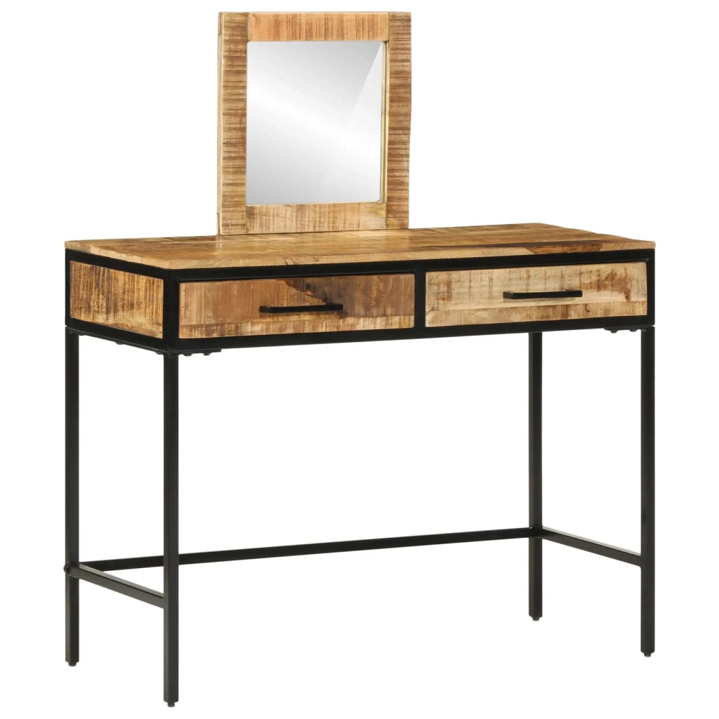 Tavolo da Trucco con cassetto Marrone 100 x 40 x 120 cm 374093