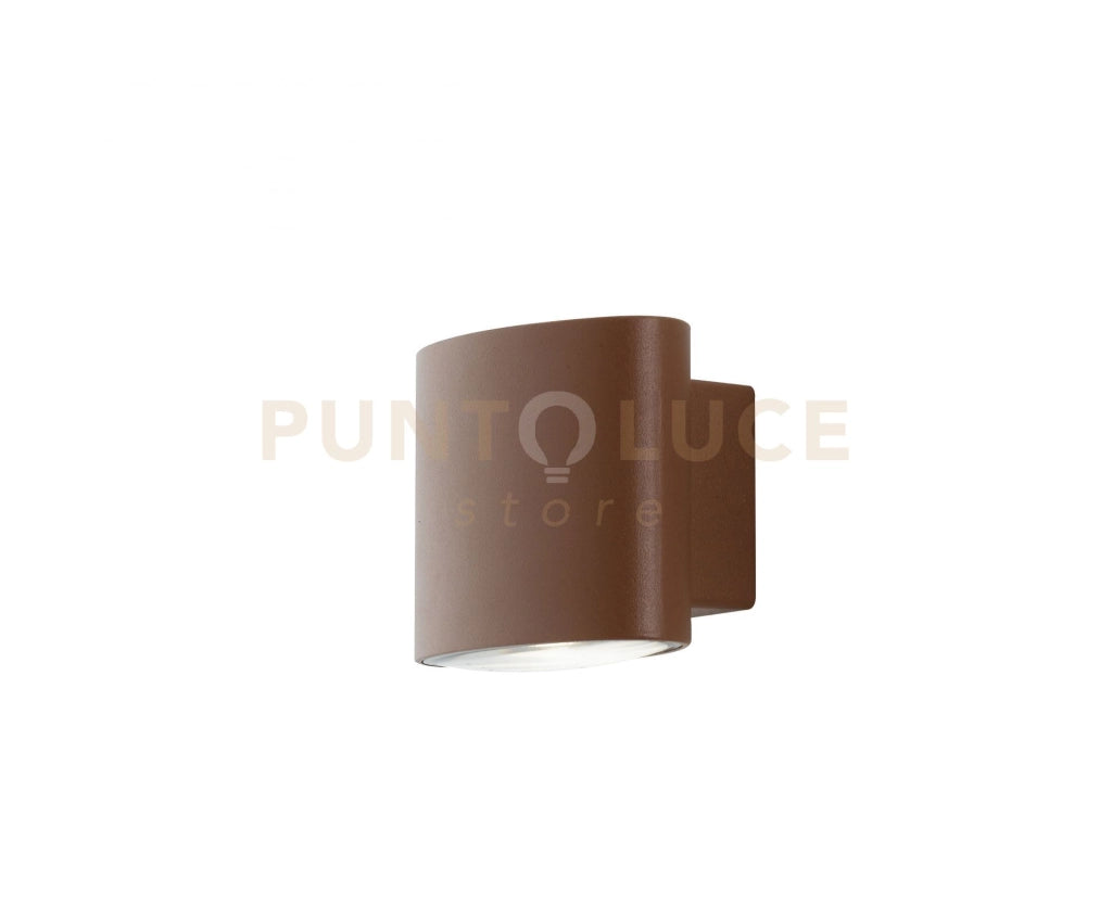 APPLIQUE BIEMISSIONE LED BOXTER BRONZO 8W 960LM CCT 3000K / 4000K IP44 12,9X8,5X10CM