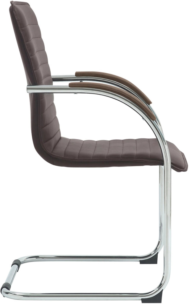Sedia visitatore in ecopelle Tira 6