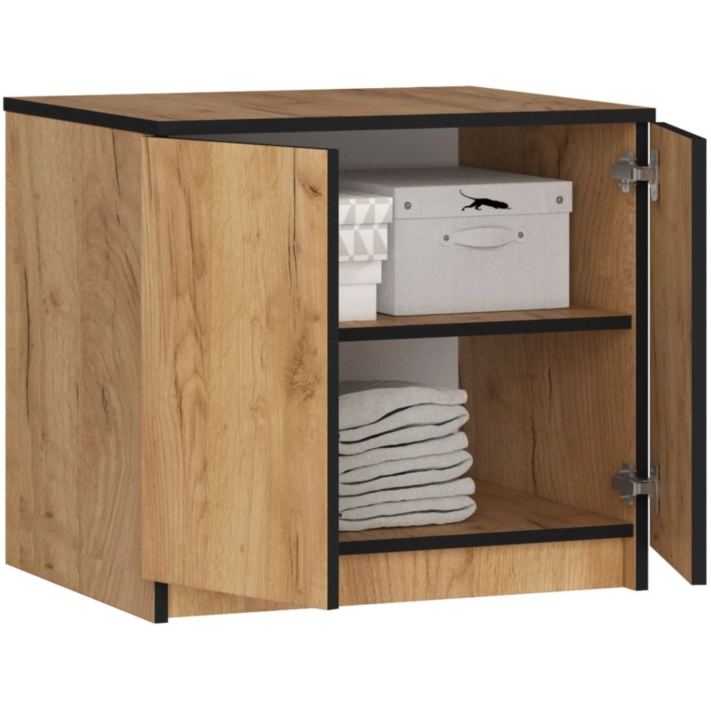 Sopralzo per armadio AKORD S60 Quercia Craft 60 cm 2 ante 60x51x55 cm