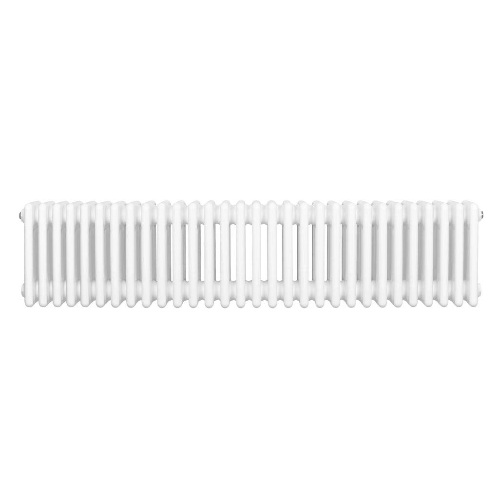 Radiatore Tradizionale 4 Colonne Orizzontale Bianco 300 x 1370 mm