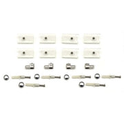KIT ACCESSORI DI FISSAGGIO PER BOX DOCCIA LINEA ESSENTIAL- DHIMP- pezzi 1