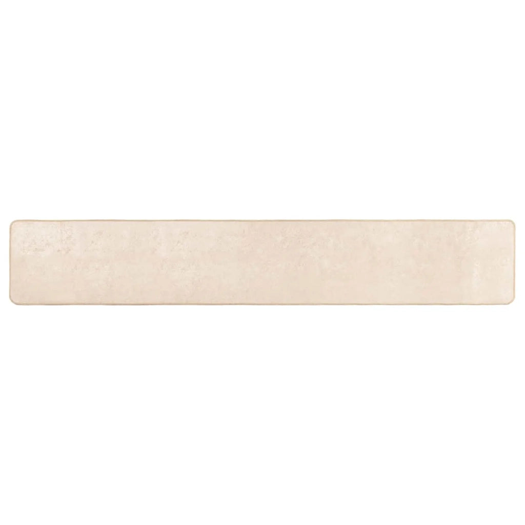 Runner Tappeto MARSA Crema 50 x 250 cm Poliestere e PVC 42023047