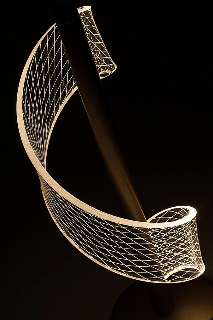 Lampada da tavolo Zofrael LED oro trasparente Rabalux