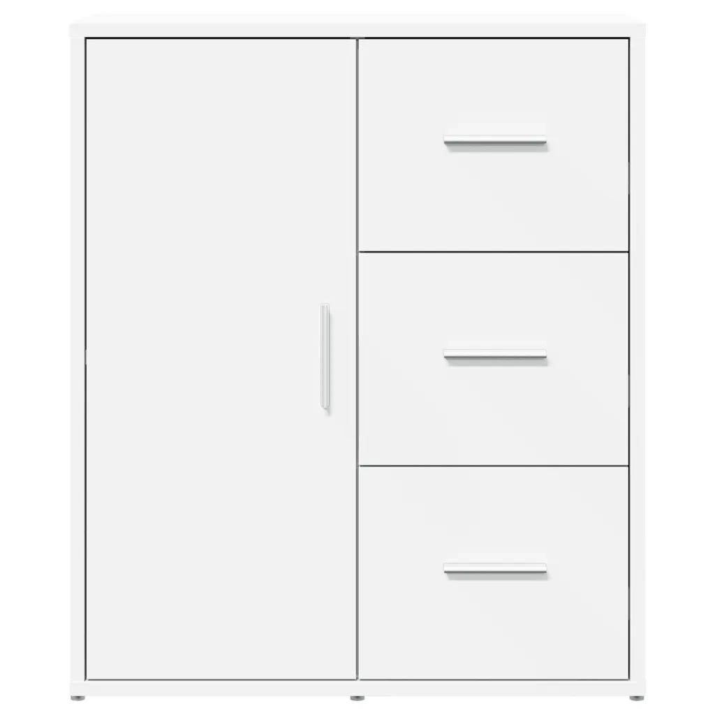 Credenza Bianco 60x31x70 cm in Legno Multistrato
