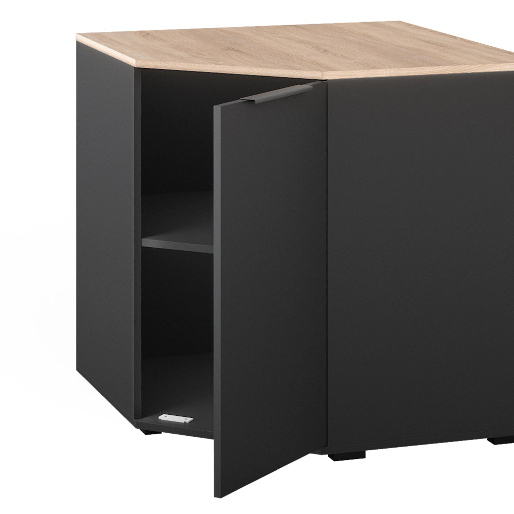 Vicco Credenza Antracite 77.9 x 77.9 cm con 1 porta