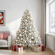 Albero di Natale artificiale con palline 210 cm 300 LED 3467054