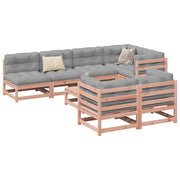 Set Divani da Giardino 8 pz in Legno Massello Abete Douglas 3299344