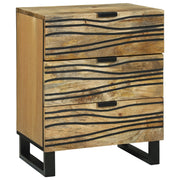 Mobile da comodino 50x33x60 cm Legno Massello Mango