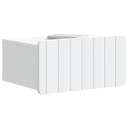 Set di 2 Comodini | Armadio da Notte | Mobiletto da notte a muro Bianco 49 x 34,5 x 24 cm