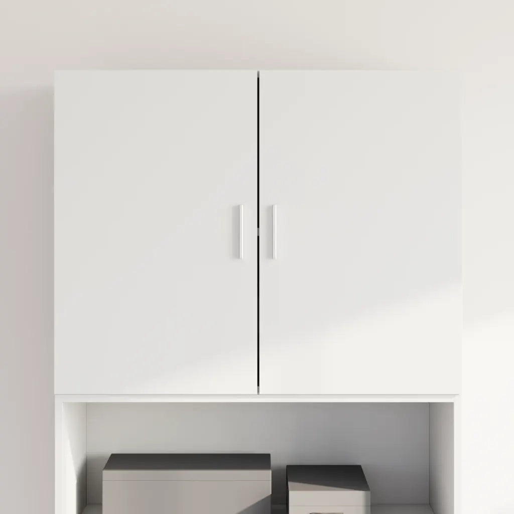 Armadietto a Muro | Mobile a Parete Bianco 80x42,5x64 cm in Legno Multistrato