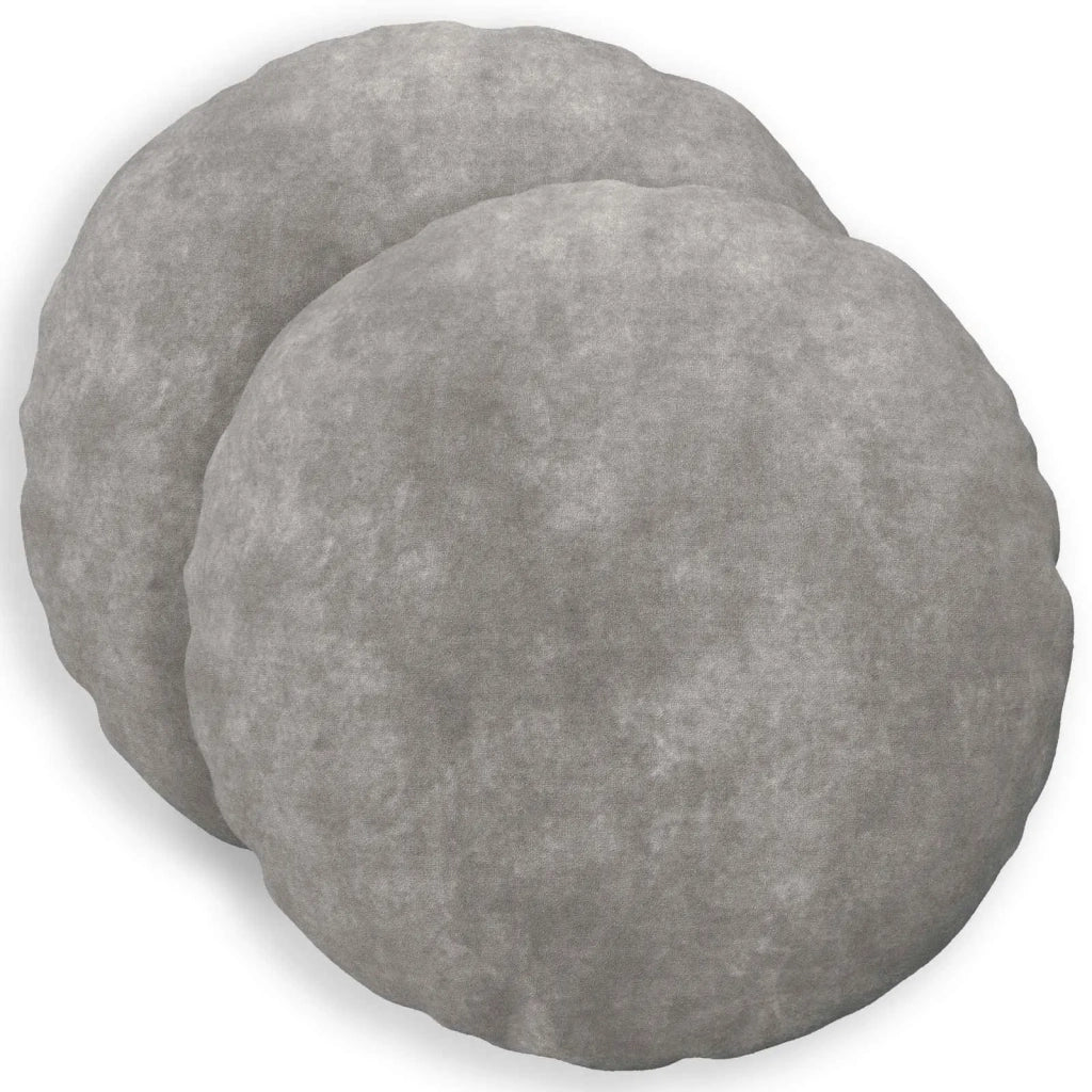 Cuscino HEERLEN 2 pz Grigio Chiaro Fleece in microfibra 929465
