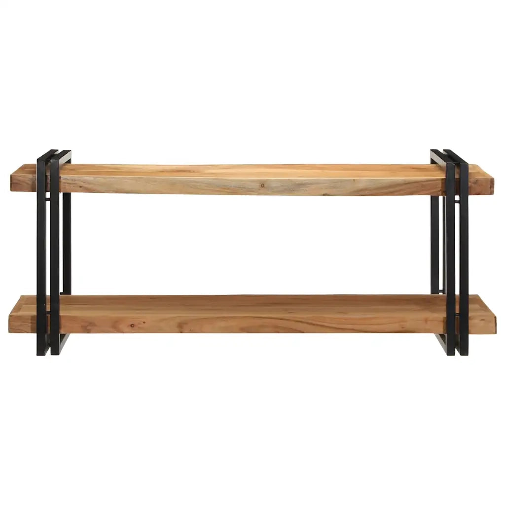 Mensola da Parete 110x33x45 cm Legno Massello di Acacia 4017490