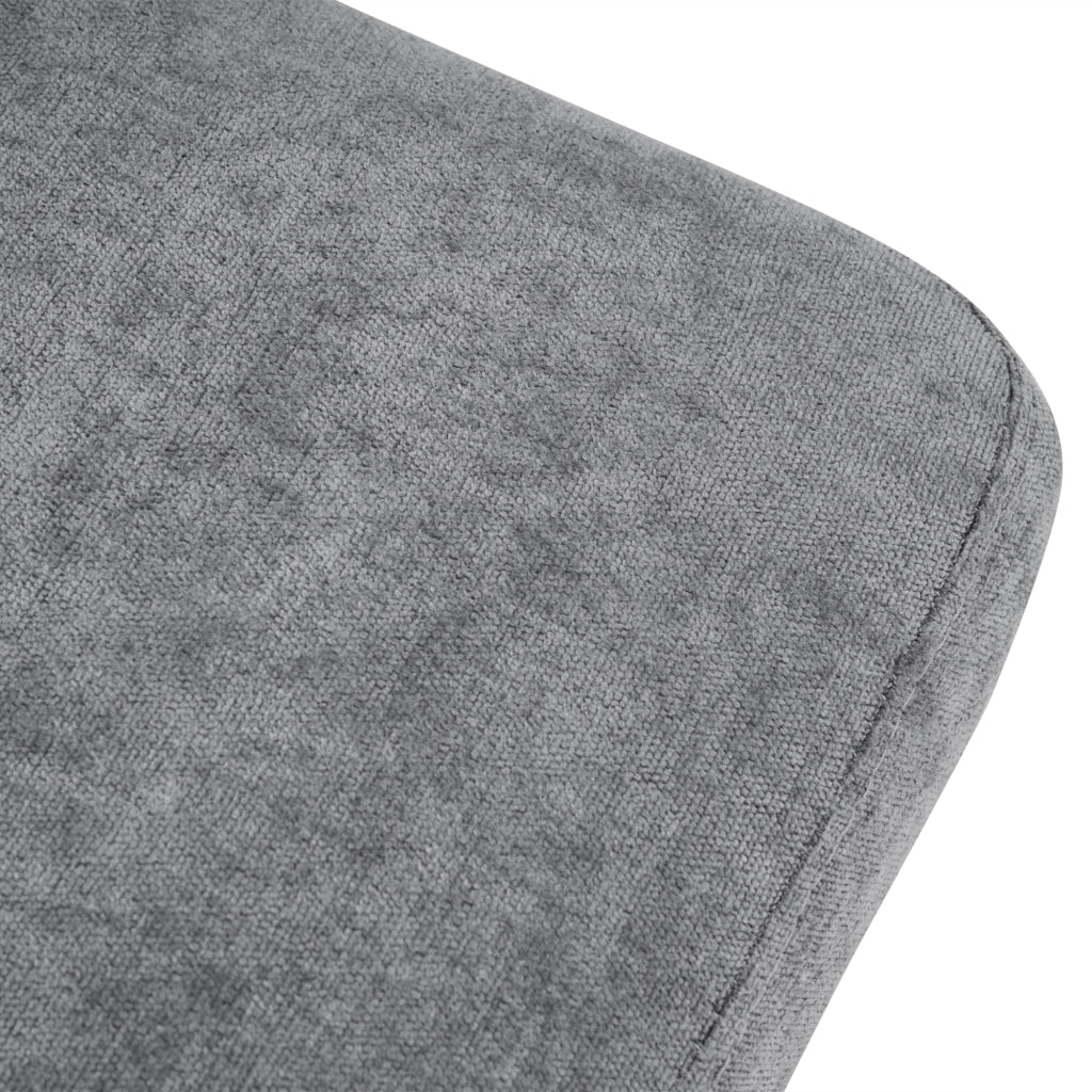 Divano Angolare 3 Posti con USB e USB-C, Portabicchieri e Tasche Laterali, in Lino Grigio 202 × 137 × 80 cm