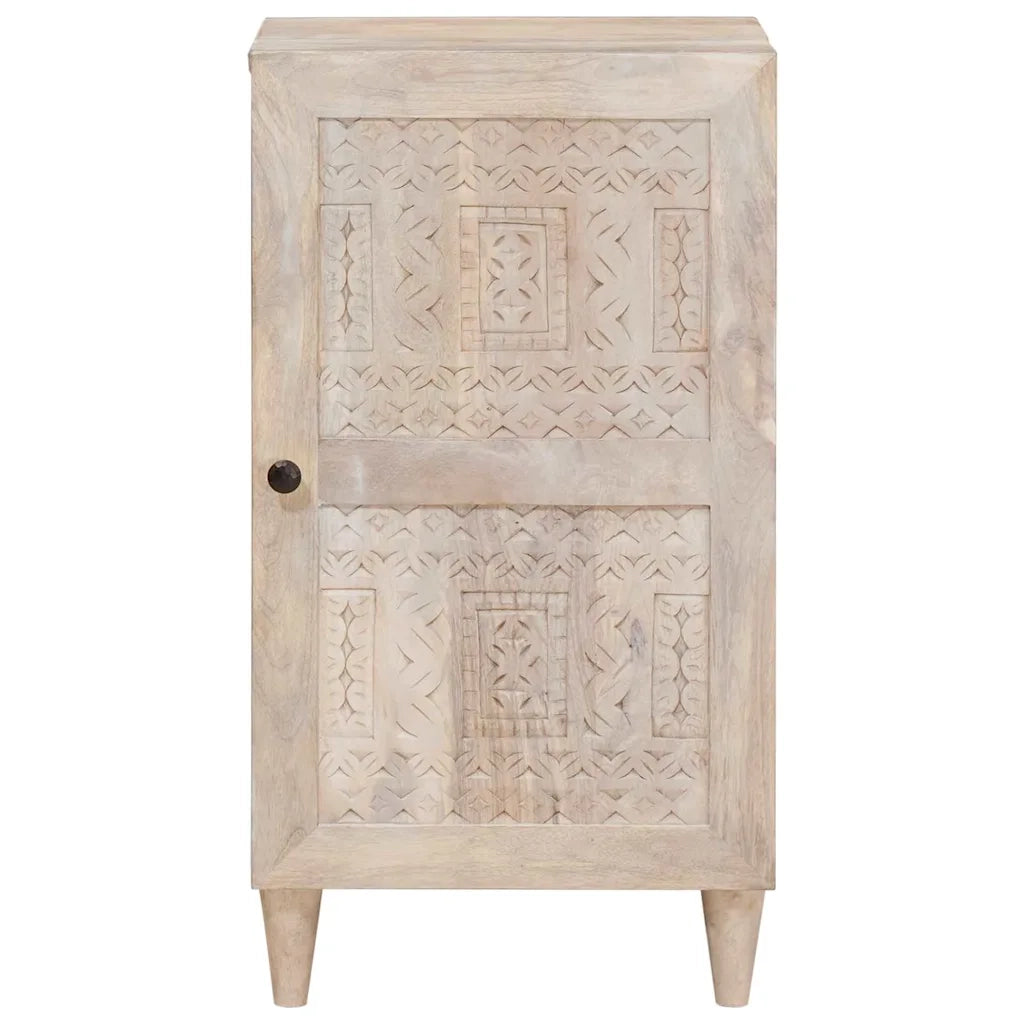 Credenza | Madia | Buffet da pranzo | Armadio da pranzo Bianco Sbiancato 40 x 33 x 75 cm