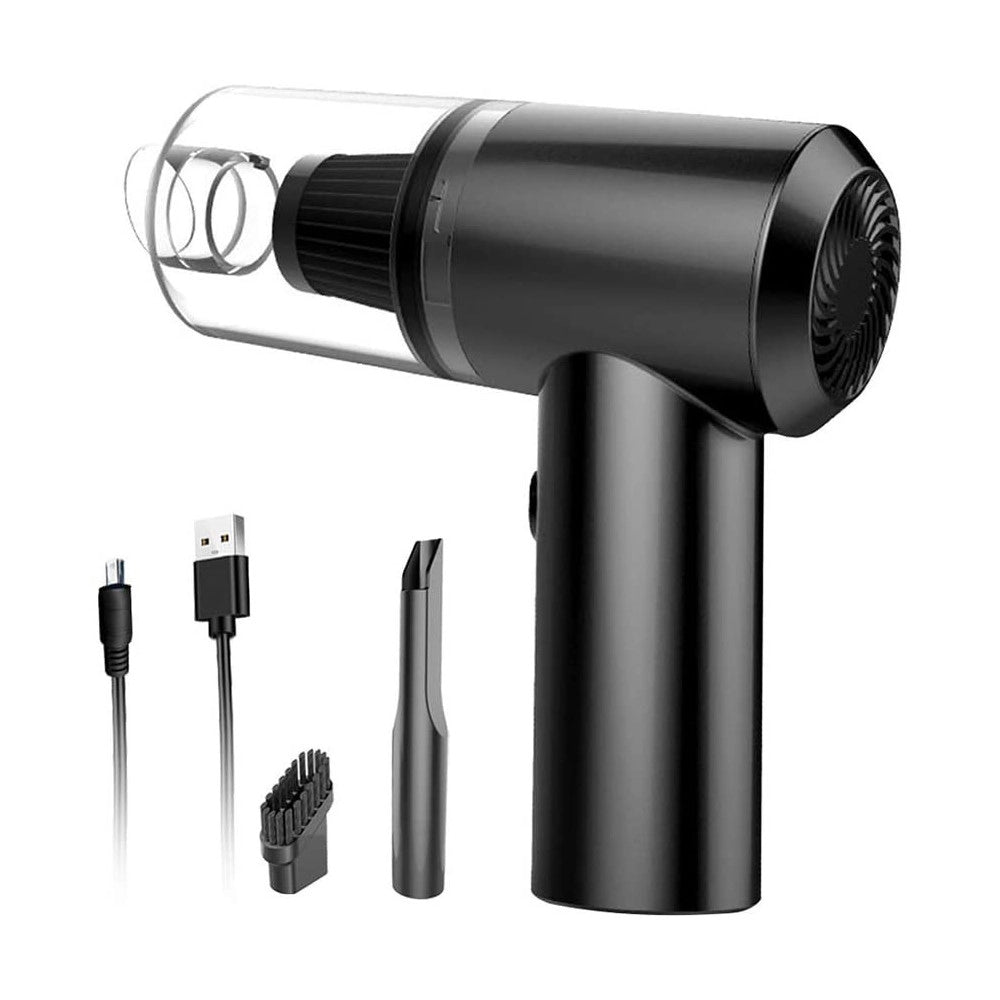 Trade Shop - Mini Aspirapolvere Portatile Ricaricabile Usb Aspiratore E Soffiatore 2in1 150w -