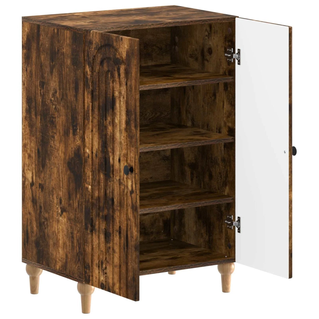 Mobile per scarpe ALKMAAR 59,5 x 39,5 x 90 cm Rovere Fumo 896210