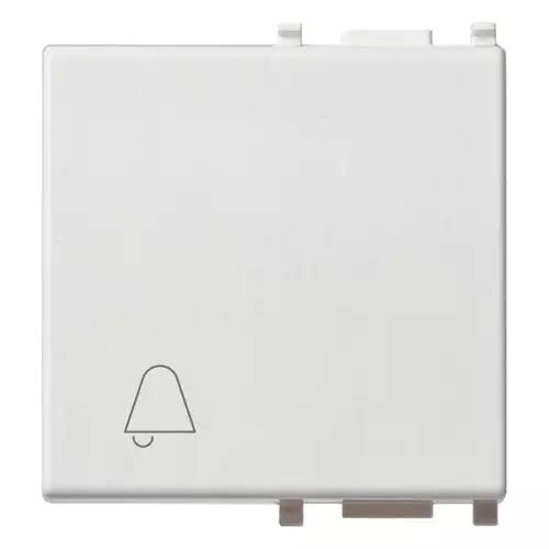 VIMAR PLANA - TASTO 2M SIMBOLO CAMPANELLO BIANCO