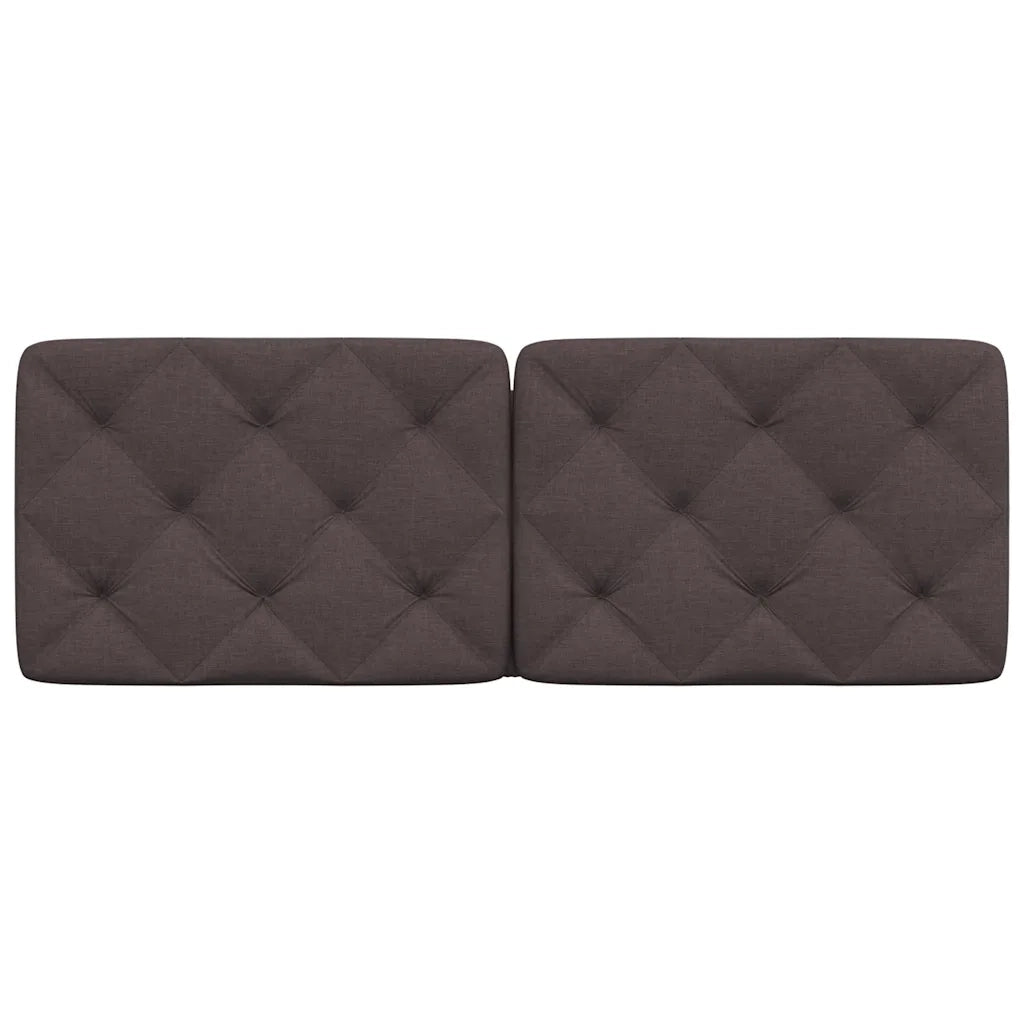 Cuscino Testiera Marrone Scuro 120 cm in Tessuto 4019215