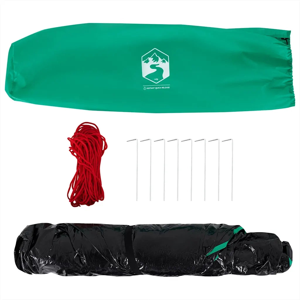 Tenda da Spiaggia 3 Persone Verde Rilascio Rapido Impermeabile 4005315