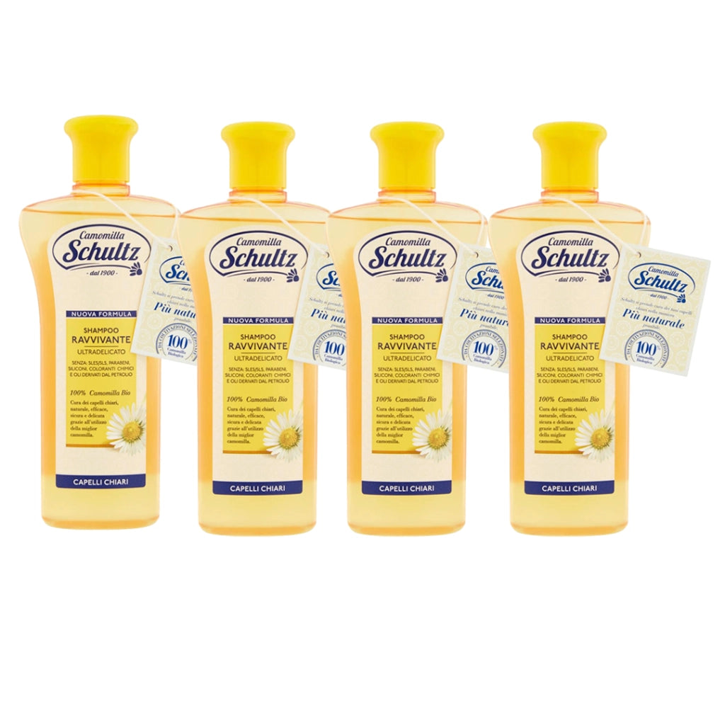 SCHULTZ SET 4 PEZZI SHAMPOO CAMOMILLA 250 ML
