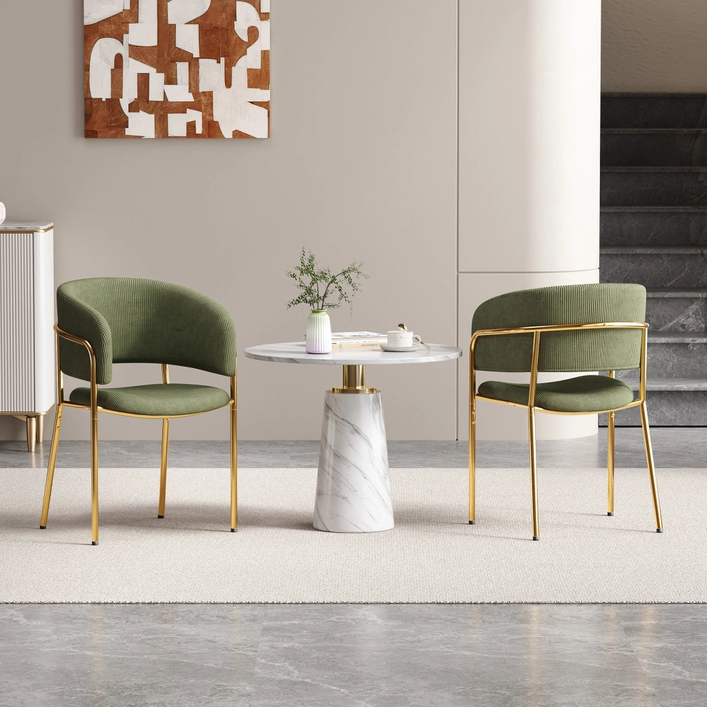 SEDIA da pranzo ergonomica 45,72x45,72 cm in corda verde con piedini regolabili