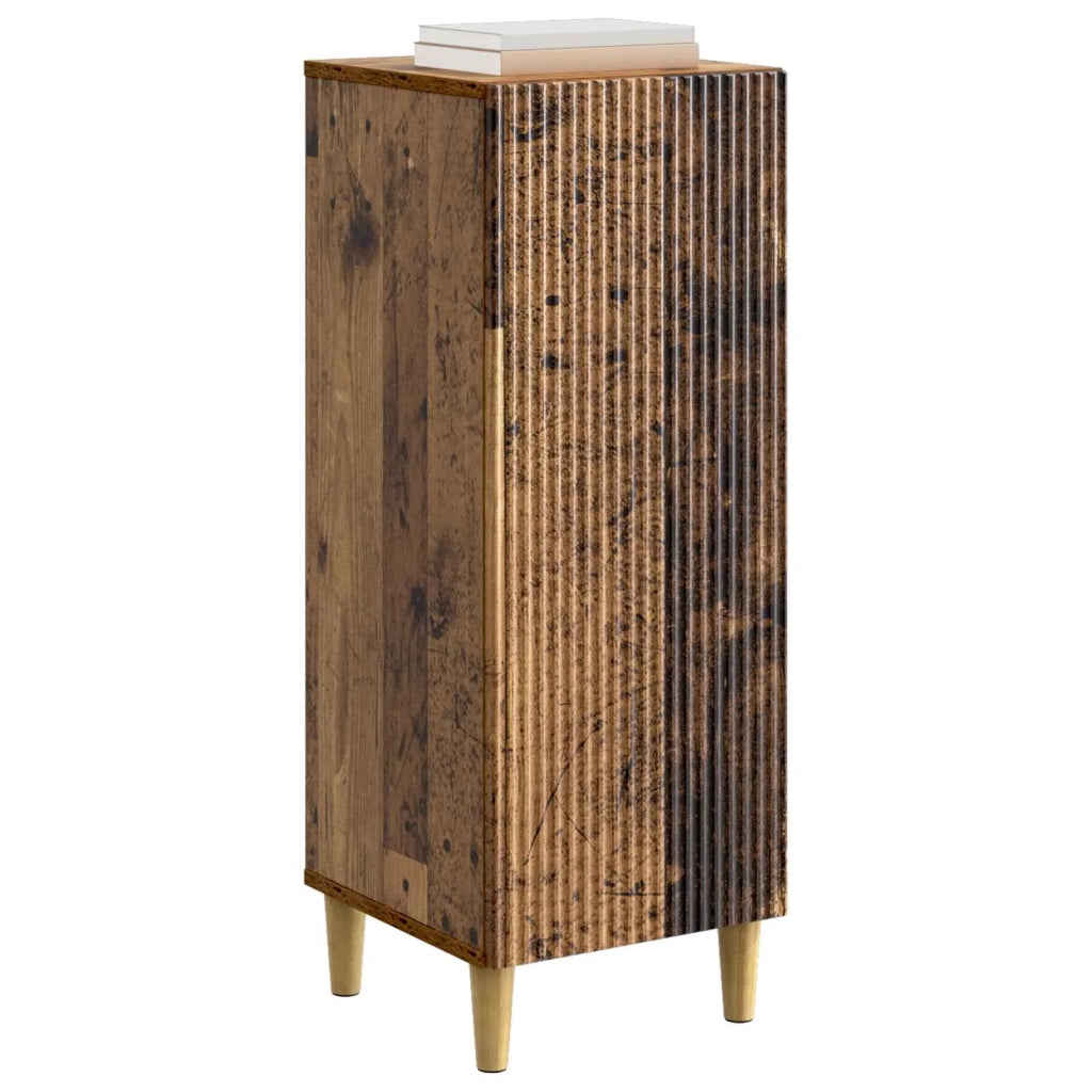 Credenza | Madia | Buffet da pranzo | Armadio da pranzo Legno antico 33 x 34,5 x 90 cm Legno ingegnerizzato