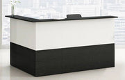 Composizione reception in melaminico da ufficio cm. 216x156x117h