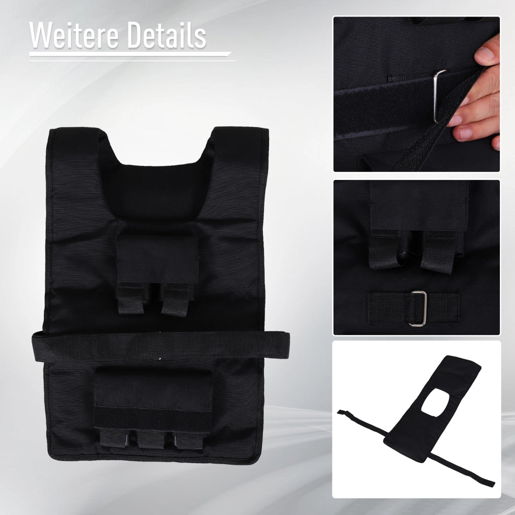Gilet Zavorrato 15 KG ¨C zephmum ¨C Nero