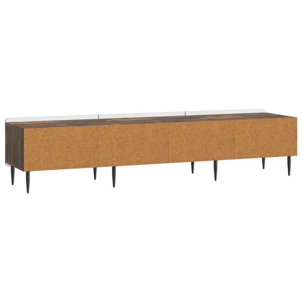 Mobile TV Rovere Fumo 147 x 34,5 x 32 cm Legno ingegnerizzato 894480