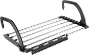 Asciugamano per radiatore - asciugacapelli pieghevole per balcone - asciugamano per parete 32 x 40 cm