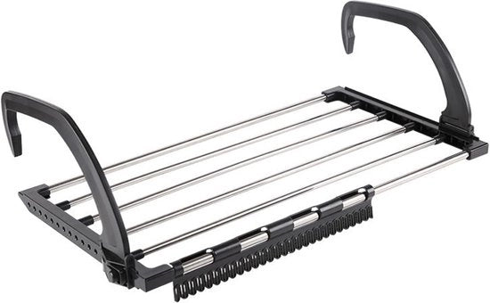 Asciugamano per radiatore - asciugacapelli pieghevole per balcone - asciugamano per parete 32 x 40 cm