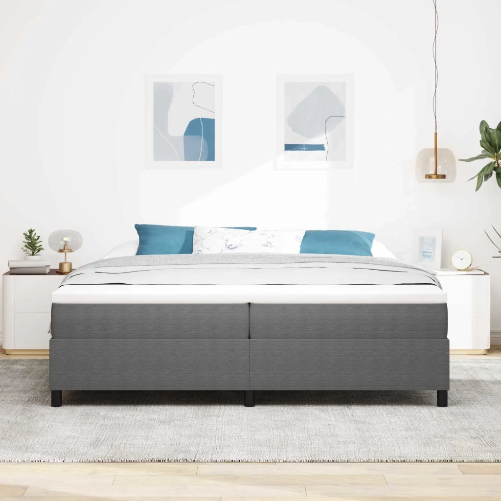 Struttura letto piattaforma Grigio chiaro 200 x 200 cm 3337427
