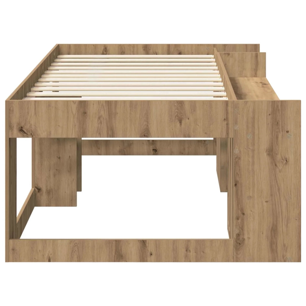 Telaio del letto | Letto per Bambini con storage Rovere Artigianale 75 x 190 cm