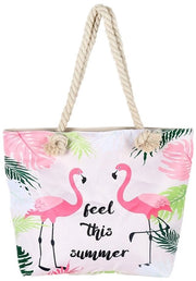 Borsa da spiaggia con cerniera - Borsa da spiaggia grande - Borsa a tracolla - Borsa per shopping - Borsa da donna - Maniglie comode - Materiale impermeabile