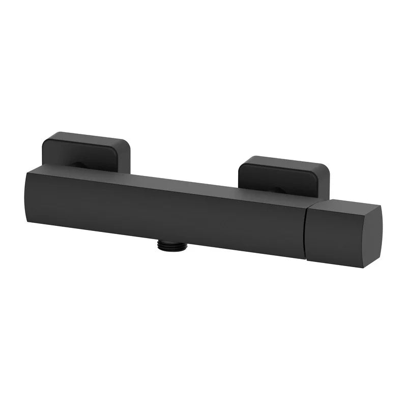 Miscelatore esterno doccia in ottone con finitura nero opaco - serie Marte
