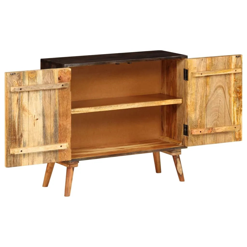 Buffet credenza mobiletto consolle mobile contenitore legno massello di mango 85 cm 4402276