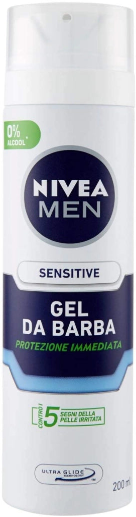 NIVEA MEN SENSITIVE SCHIUMA DA BARBA IN FORMATO DA 200 ML PROTEZIONE IMMEDIATA