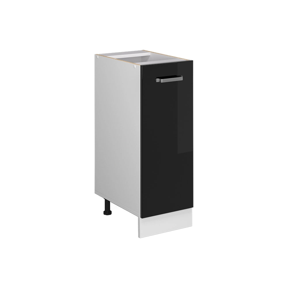 Vicco Frontale cucina Nero lucido 29.6 x 71.3 cm frontale del mobile per mobile base estraibile
