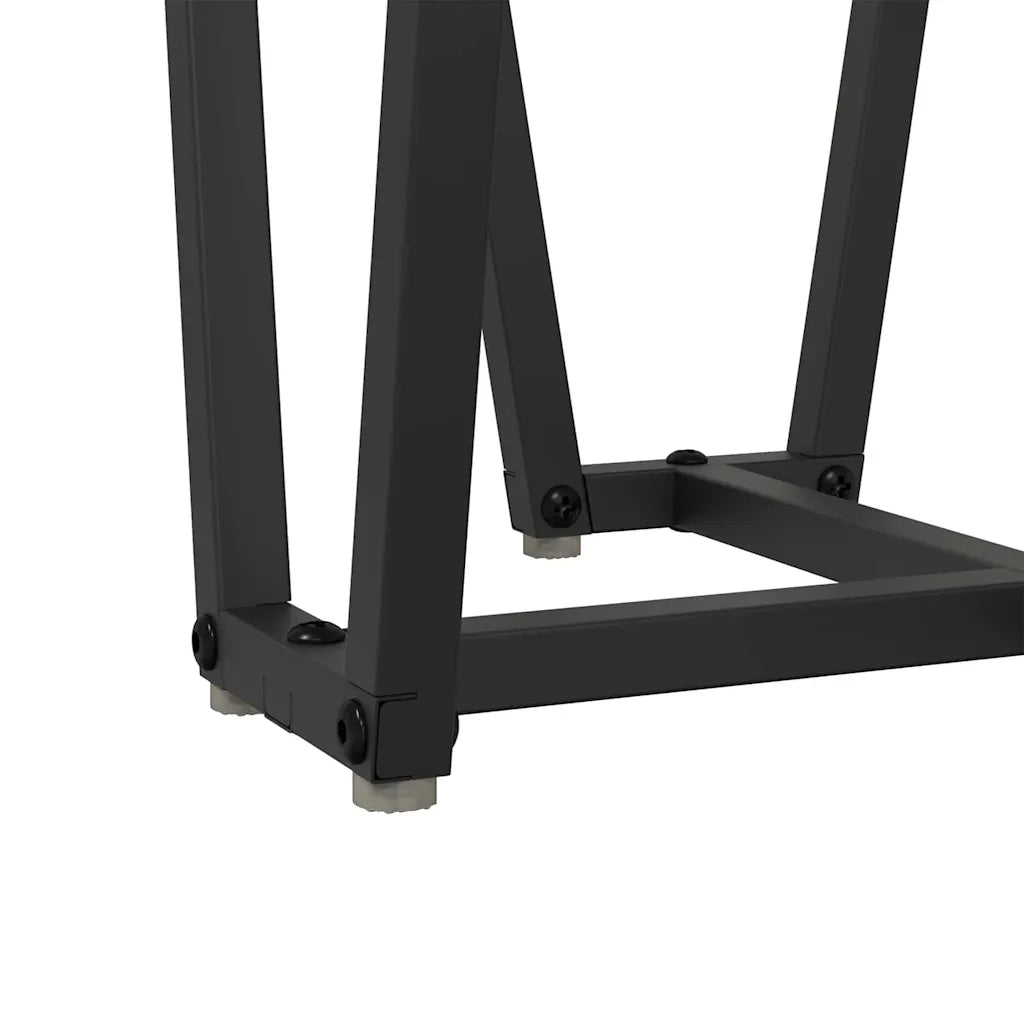 Set tavolini 2 pcs Rovere Sonoma e Nero 869721