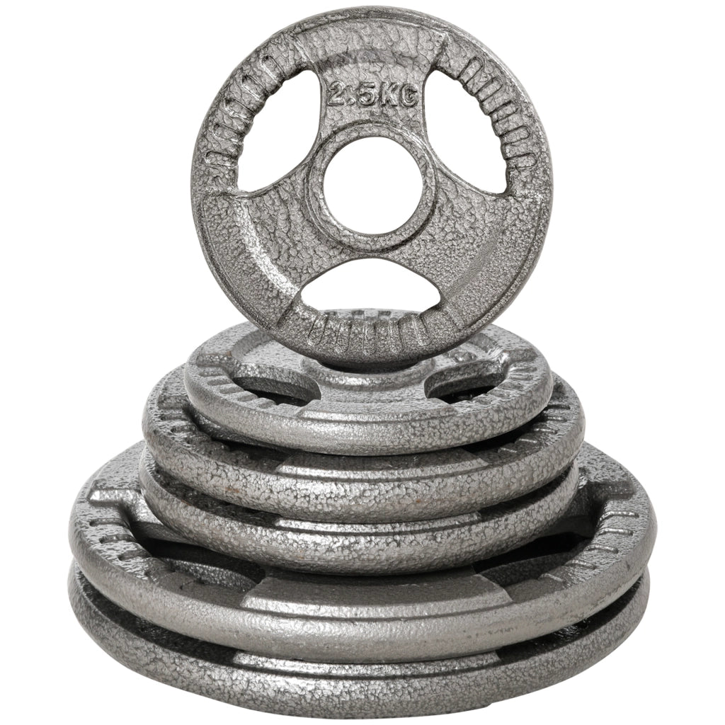 Set Dischi Pesi per Bilanciere e Manubri ¨C zephmum ¨C Acciaio 2.5-35kg Foro 50mm