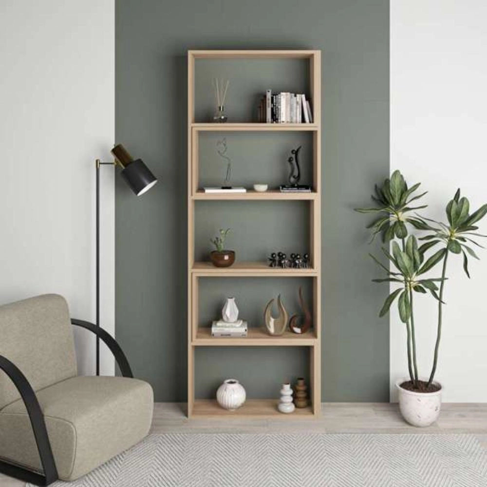 Libreria Wish estensibile angolare rovere 200h