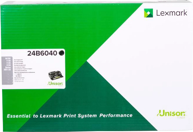 ORIGINAL Lexmark Tamburo nero 24B6040 M1140 ~60000 Seiten