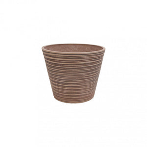 Vaso Grande Camelia Ø41x33,3 cm in Fibra sintetica Taupe