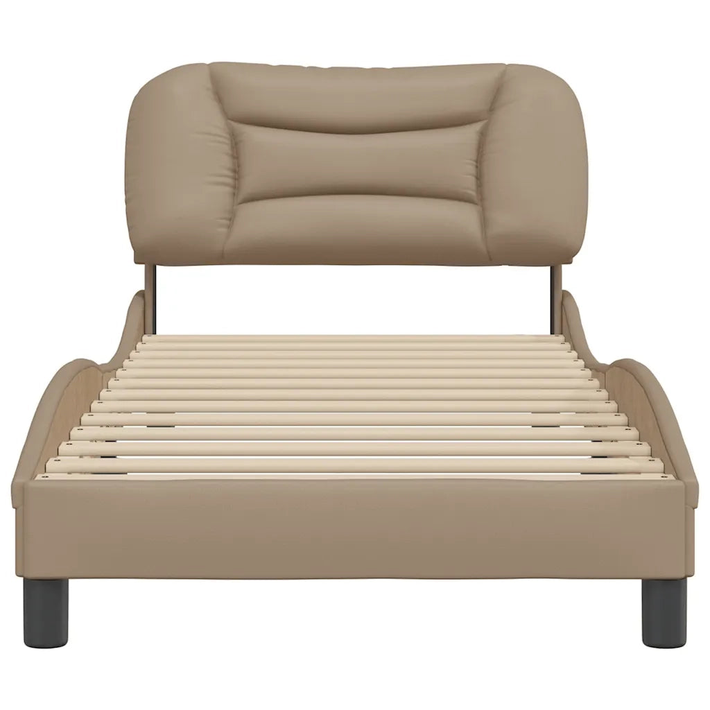 Giroletto senza Materasso Hvar Cappuccino 80x200 cm in Similpelle 3207964