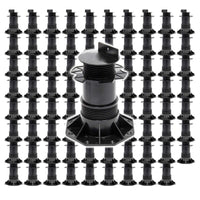 Set 80 supporti per pavimenti galleggianti Altezza regolabile 140-210mm Max 2700 kg Piedini per decking