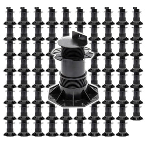 Set 80 supporti per pavimenti galleggianti Altezza regolabile 140-210mm Max 2700 kg Piedini per decking