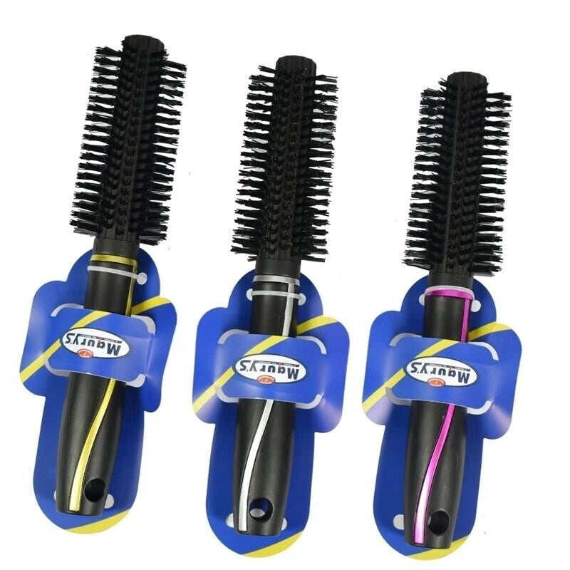MAURY'S SPAZZOLA PER CAPELLI COOL TONDA CON MANICO IN COLORE ASSORTITO