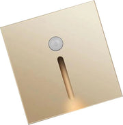 Lampada da Terra con Sensore di Movimento e Materiale ABS Ecologico - Lampada da Terra LED per Ingresso (Giallo)