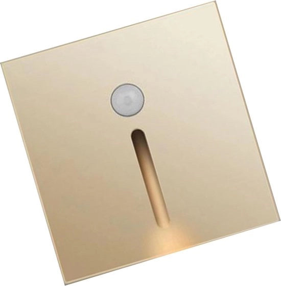 Lampada da Terra con Sensore di Movimento e Materiale ABS Ecologico - Lampada da Terra LED per Ingresso (Giallo)